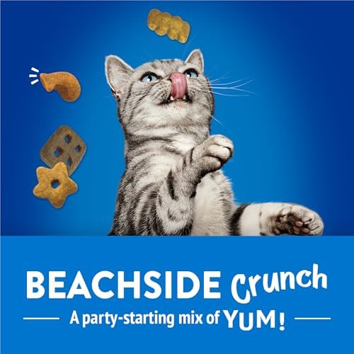 Friskies Purina Party Mix Beachside Crunch Cat Treats, 20 oz Pouch