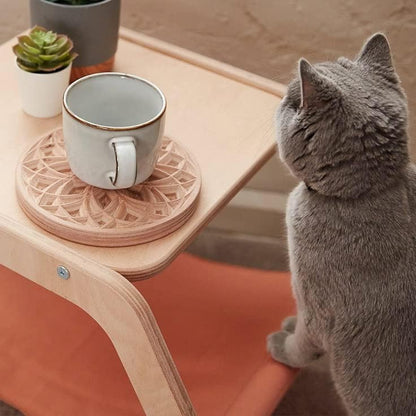 Cat Litter Box Cat Hammock Pet Supplies Nest Coffee Table Breathable Villa Removable and Washable Multi-Layer Bed