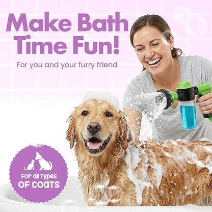 Girl With The Dogs Pet Wash Soap & Shampoo Dispenser & Hose Sprayer Nozzle