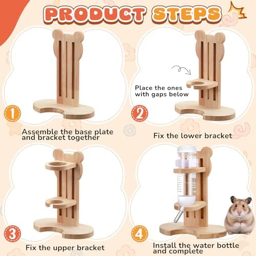 40 Pcs Hamster Cage Accessories Exercise Wheel,Interactive Style