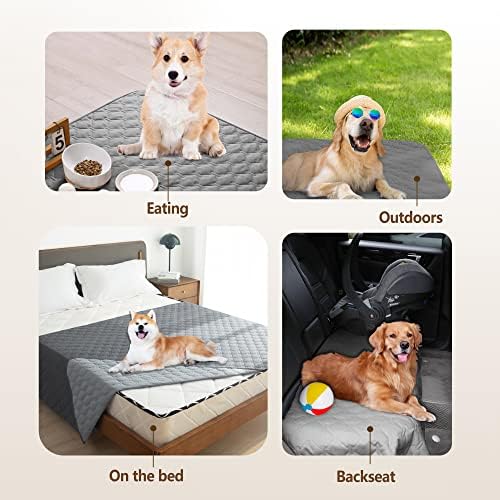 gogobunny Waterproof Dog Blanket, Couch Covers for Sofa, Reusable Pee Pads