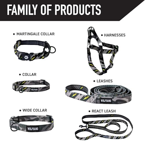 Wolfgang Heavy Duty Dog Leash, Pull-Tested to Over 800 lbs for Walking & Training, DarkSkies Print, Small