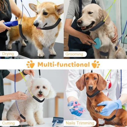 Adjustable Pet Grooming Arm with Clamp for Small & Medium Large Dogs,58"