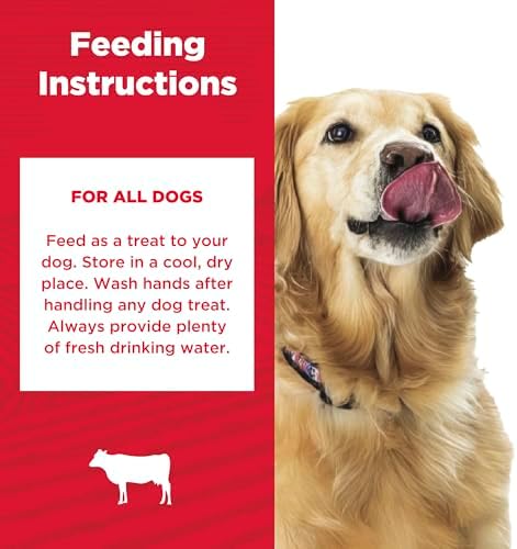 Country Kitchen Rawhide Free, Beef Rings Dog Chews, 21 Count