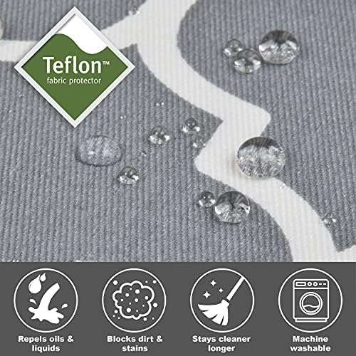 MidWest Homes for Pets XL Dog Crate Cover Featuring Teflon Fabric Protector, Poly-Cotton Privacy Kennel Cover Fits Most 48-inch Crates, Gray Designer Print, Machine Washable, Reduces Barking