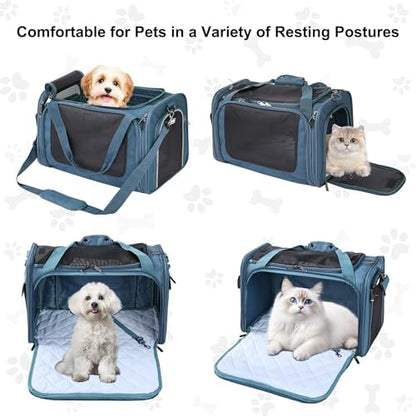 EliteField Deluxe Soft Pet Carrier for Cats and Dogs (3-Year Warranty)