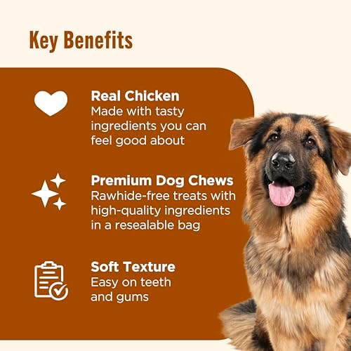 Nutrish Soup Bones Chicken Dog Chews, 12.6 oz. Bag (6 Treats) (Rachael Ray)
