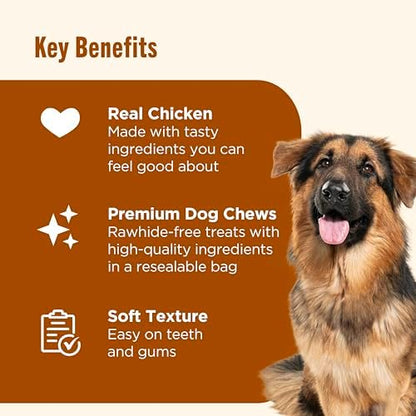 Nutrish Soup Bones Chicken Dog Chews, 12.6 oz. Bag (6 Treats) (Rachael Ray)