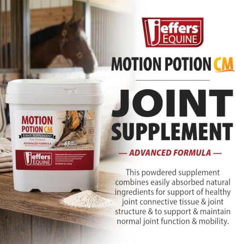 Jeffers Motion Potion CM Joint Formula Supplement Powder for Horses | 10 lb