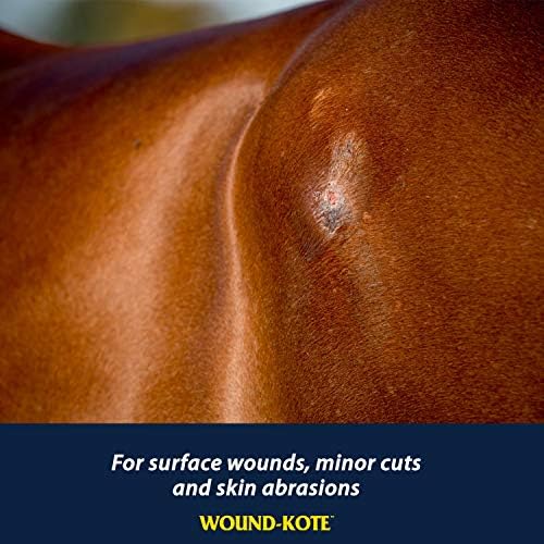 Farnam Wound-Kote Blue Lotion Spray Wound Care for Horses 7 Oz.