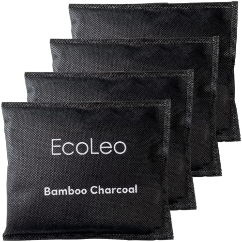 EcoLeo Compatible Liner Bags for Pet Waste Pail, 15 Count, Bamboo Charcoal Deodorizer Bags