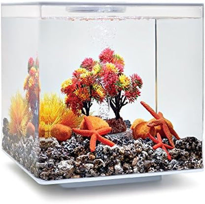 biOrb Autumn Décor Set, Orange and Red, Themed Collection of Fish Friendly Aquarium Decorations