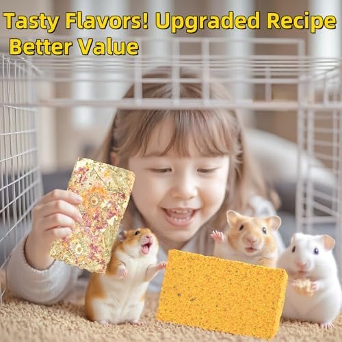Rabbit Chew Toys 20pcs 2 in 1 Timothy Hay Treats Guinea Pig Snacks