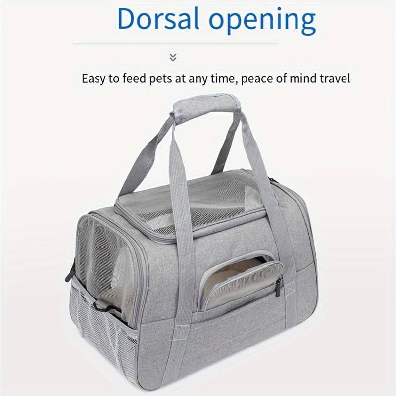 Cat Carrier Bag, Airline Approved Soft Carrier for Cats & Small Dogs