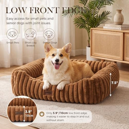 ZOMISIA Orthopedic Dog Bed for Medium Dogs with Washable Cover, 30x24''
