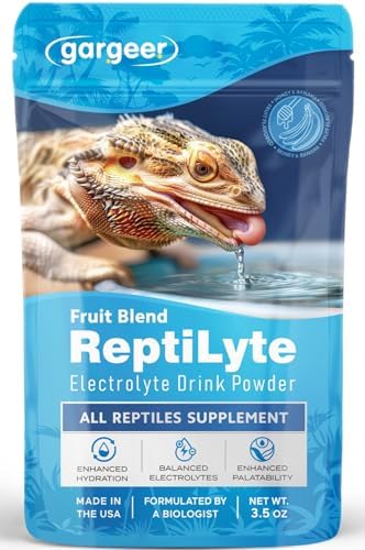 Gargeer 3.5oz Reptiles Electrolyte Drink Supplement with Fruits. USA Made