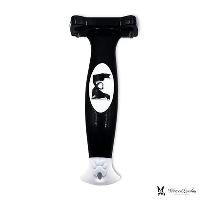Warren London Medium Long-Hair Deshedding Brush | 2.5″ Stainless ¼″ Teeth | Breaks Up Mats & Captures Loose Undercoat | For Spaniels, Aussies & Mixed Breeds