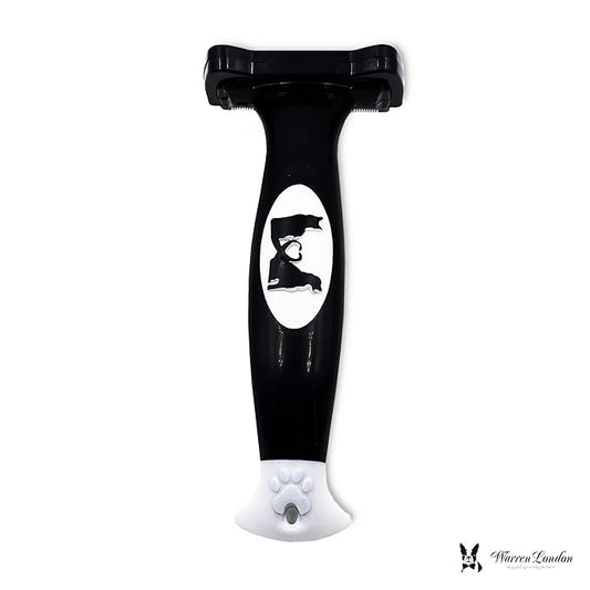 Warren London Medium Long-Hair Deshedding Brush | 2.5″ Stainless ¼″ Teeth | Breaks Up Mats & Captures Loose Undercoat | For Spaniels, Aussies & Mixed Breeds