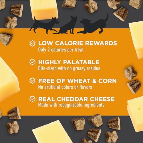 Cloud Star Tricky Trainers Crunchy Dog Treats, Cheddar Cheese, 12 oz. Pouch