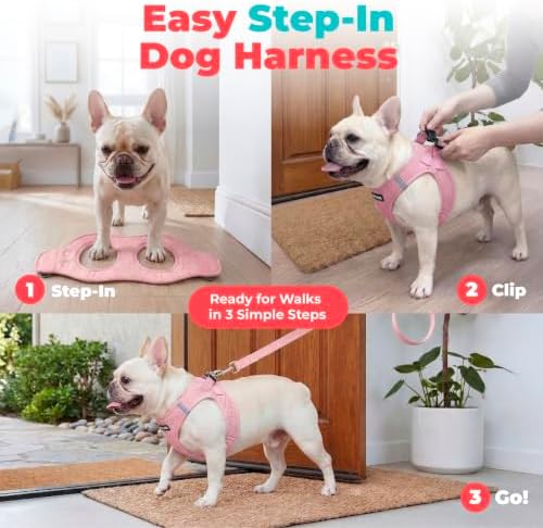 Voyager Step-in Air Dog Vest Harness - Pink, XXX-Small
