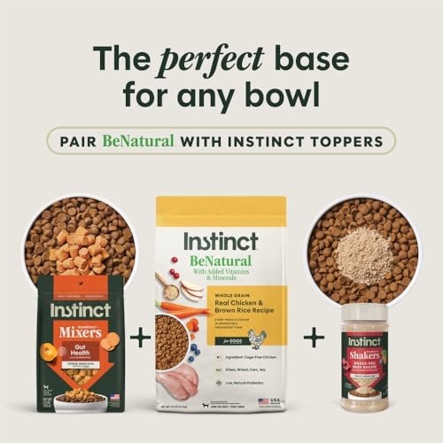 Instinct BeNatural Dry Dog Food, Whole Grain, Chicken & Brown Rice, 25 lb.