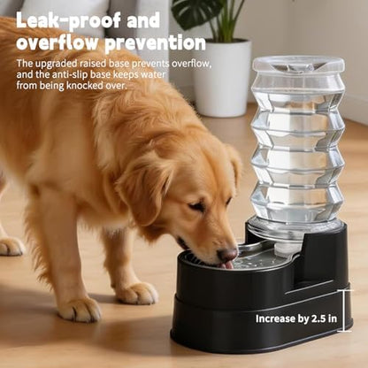 RIZZARI 8L Elevated Dog Waterer: Comfort Height Design