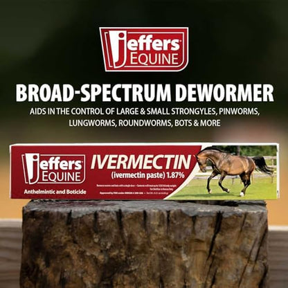 Jeffers IverPro Ivermectin Horse Dewormer & Probiotic Gel Kit for Horses