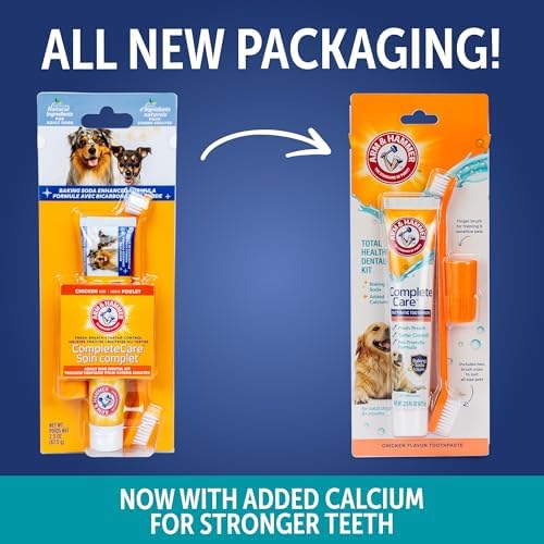 Arm and Hammer Complete Care Dog Dental Kit, Chicken Flavor, 2.5 Oz
