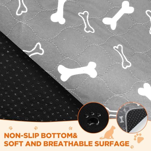 Washable Pee Pads for Dogs, 2 Pack Reusable Puppy Pads, 31"x36"