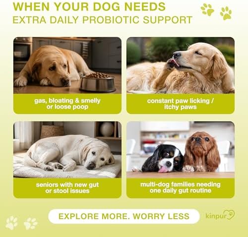 Probiotics for Dogs with Digestive Enzymes & Prebiotics - Sensitive Stomach