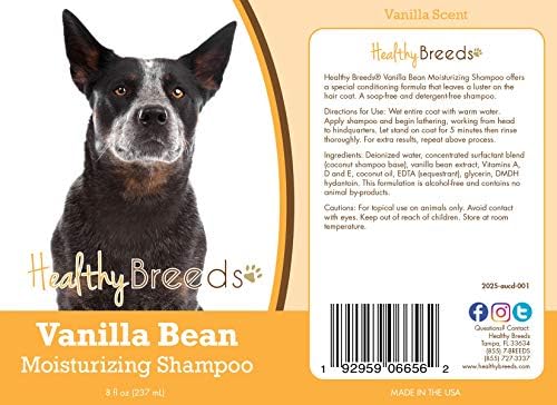 Healthy Breeds Australian Cattle Dog Vanilla Bean Moisturizing Shampoo 8 oz