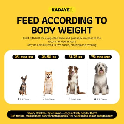 Dog Vitamins and Supplements - Comprehensive Dog Multivitamin Soft Chews