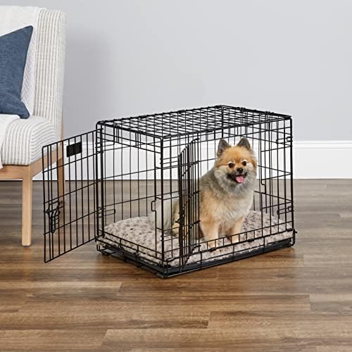 Midwest 24-Inch Double Door iCrate, for Small Breeds, 12-20 lbs