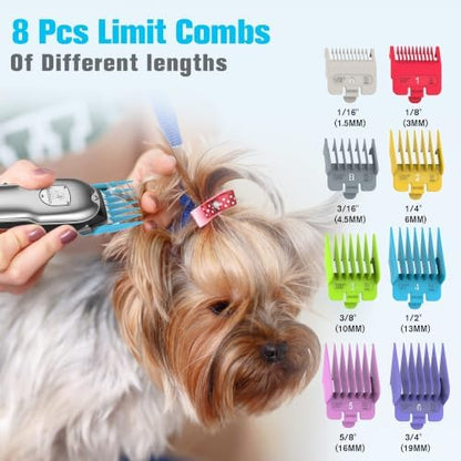 Dog Rechargeable Cordless Clippers for Grooming for Heavy Thick Hair&Coats