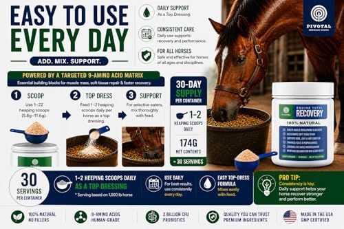 Pivotal Feeds Equine Total Recovery Supplement, 30 Servings