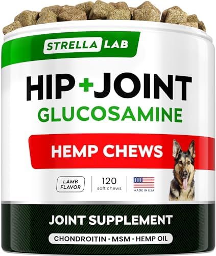 Advanced Joint Hemp Chews for Dogs Mobility - Hip & Joint Pain Relief Chews