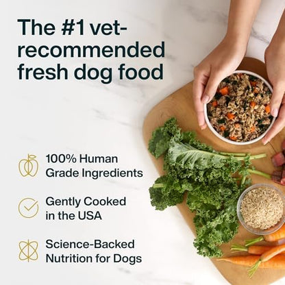 JustFoodForDogs JustFresh Fresh Wet Dog Food or Topper - Beef/Chicken, 14Pk