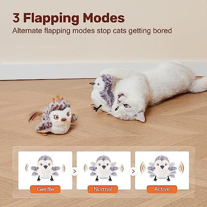 Potaroma Cat Toys 2 Pcs Flapping Sandpiper Pair-Mate