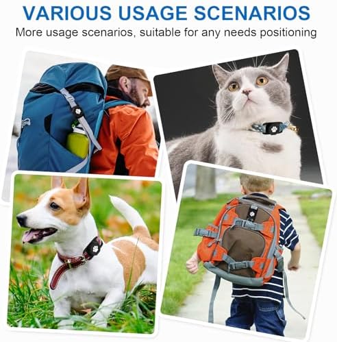 Smart Pet Tracker for Collar - Dog Tracker Pet Location Tracker with Holder