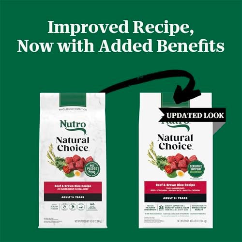 Nutro Natural Choice Adult Dry Dog Food, Beef & Brown Rice Recipe, 4.5 lb
