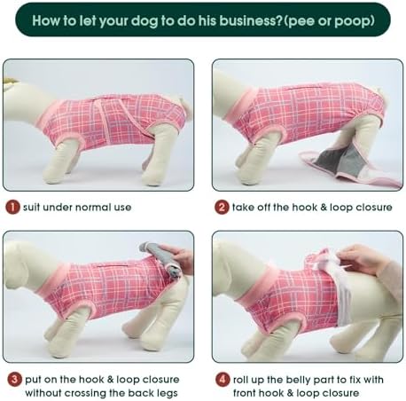 Kuoser Recovery Suit for Dogs After Surgery, Female Dog Onesie for Surgery