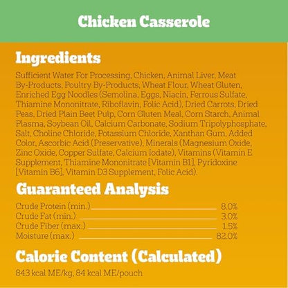 Pedigree Choice Cuts Wet Dog Food Pouch, Chicken Variety, 3.5 oz, 30 Count