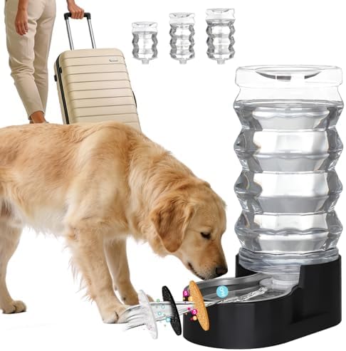 RIZZARI 9L Filtered Dog Water Dispenser: Large Capacity Multi Pet Solution