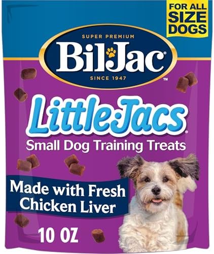 Bil-Jac Little-Jacs Soft Dog Training Treats with Chicken Liver | 10 oz