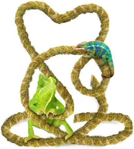 Duspro 10FT Reptile Vines for Climbing, Bendable Branch for Reptile