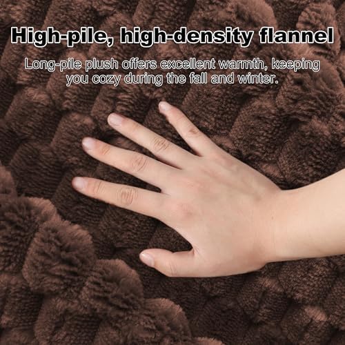 Dog Bed Crate Mat, Soft Durable Washable Anti-Slip Kennel Pad for Dogs & Cats, Reversible (Dark Brown, S(24"*18"*1.5"))