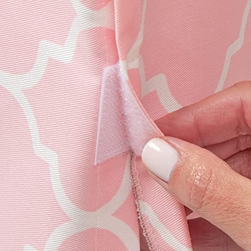 MidWest Homes for Pets Intermediate Dog Crate Cover Featuring Teflon Fabric Protector, Poly-Cotton Privacy Kennel Cover Fits Most 36-Inch Crates, Pink Designer Print, Machine Washable, Reduces Barking