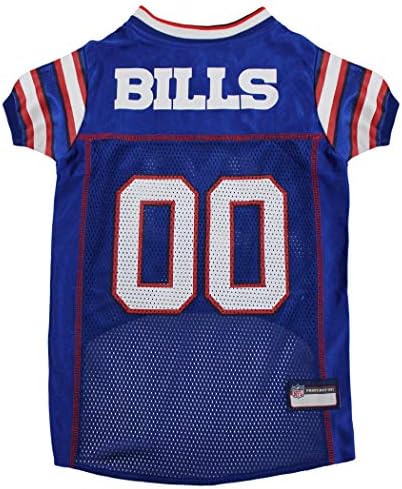 Pets First NFL AFC East Mesh Jersey for Dogs, Small, Buffalo Bills