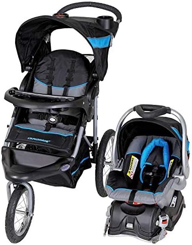 Baby Trend Expedition® Jogger Travel System with EZ Flex-Loc® Infant Car Seat, Millenium Blue