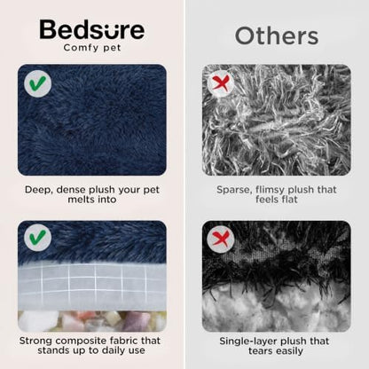 Bedsure SupportMax™ Calming Dog Beds Large Sized Dog Washable Pet Bed,36in